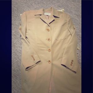 Emanuel Ungaro long jacket in camel